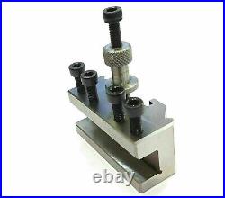 Quick Change T37 Tool Post Set+ 4 Holders Lathe 90-115 MM Center Height