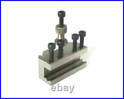 Quick Change T37 Tool Post Set+ 4 Holders Lathe 90-115 MM Center Height
