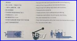 Quick Change Tool Post E5 40Position Kit For 200-400mm Lathe 8-16 Multifix E
