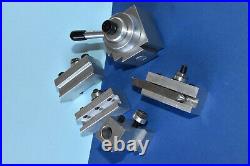 RDGTOOLS Quick Change Tool Post For EMCO UNIMAT Lathes - 35mm High X 24mm Square (MPN 2064)