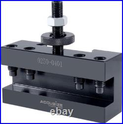 Quick Change Tool Post Holder 1'' Turning Tools, Durably Crafted from Steel