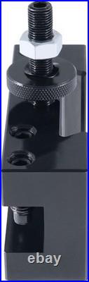 Quick Change Tool Post Holder 1'' Turning Tools, Durably Crafted from Steel