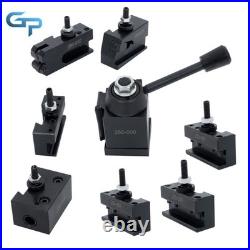 Quick Change Tool Post Holder Set Mini Lathe Up to 8 OXA 250-000 8Pcs