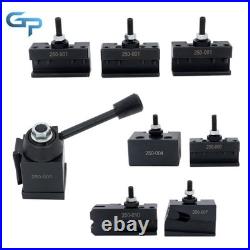 Quick Change Tool Post Holder Set Mini Lathe Up to 8 OXA 250-000 8Pcs
