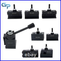Quick Change Tool Post Holder Set Mini Lathe Up to 8 OXA 250-000 8Pcs