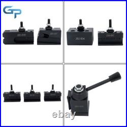 Quick Change Tool Post Holder Set Mini Lathe Up to 8 OXA 250-000 8Pcs