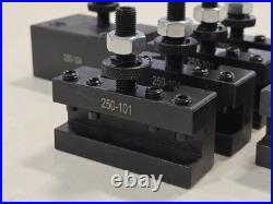 Quick Change Tool Post Holders Set of 8 (250-104, 250-101, 250-102)