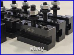 Quick Change Tool Post Holders Set of 8 (250-104, 250-101, 250-102)