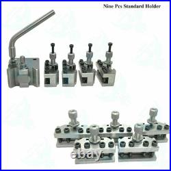 Quick Change Tool Post Set 13Pc T37 ML7 Lathe 90-115mm Centre Height Heavy Duty