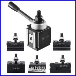 Quick Change Tool Post Set 6 Pcs Lathe Tool Holders for 6-12 Mini Lathe Swing Quick Change Tool Post Set 6 Pcs Lathe Tool Holders for 6-12 Mini Lathe Swing