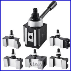 Quick Change Tool Post Set 6 Pcs Lathe Tool Holders for 6-12 Mini Lathe Swing