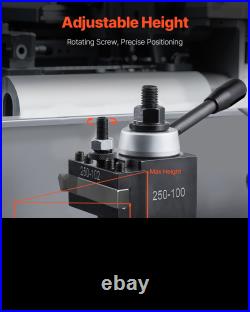 Quick Change Tool Post Set, 8 Pcs, Durable Steel Material