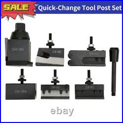 Quick-Change Tool Post Set Kit Wedge #45 Steel Mini Lathe Accessories 250-000