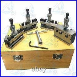 Quick Change Tool Post T63 5PCS Set Colchester Bantam 24mm Capacity Wooden