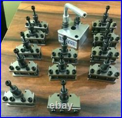 Quick Change Toolpost Set 13 Pcs Set T37 ML7 Lathe center height 90-115GURUNANAK