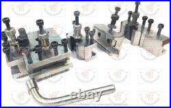 Quick Change Toolpost Set 8 Pcs Set T37 ML7 Lathe center height90-115GURUNANAK