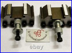 Quick Change Toolpost Set 8 Pcs Set T37 ML7 Lathe center height90-115GURUNANAK