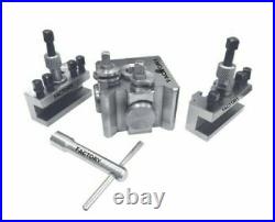 Bluefox 10pc T63 Quick Change Tool Post Set – For Colchester Bantam (24mm Capacity)
