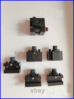 Quick change tool post Fits 8.0mm Watchmaker Precision Lathe 5pcs