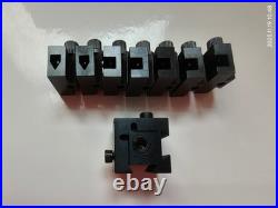 Quick change tool post Fits 8.0mm Watchmaker Precision Lathe 7pcs