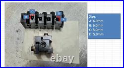 Quick change tool post Fits 8.0mm Watchmaker Precision Lathe 7pcs