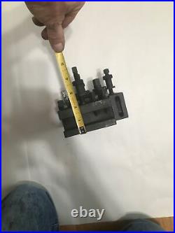 RAPID ORIGINAL TYPE A QUICK CHANGE LATHE TOOL POST with 3 HOLDERS
