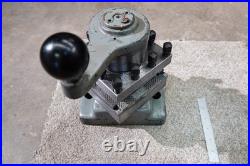 RARE Warner & Swasey #3 Lathe Tool Post Quick change Complete WithToolholder plate