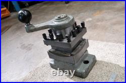 RARE Warner & Swasey #3 Lathe Tool Post Quick change Complete WithToolholder plate