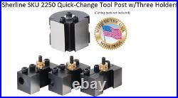 SHERLINE SKU 2250 Quick-Change Tool Post withThree Holders