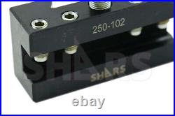 Shars 6 12 CNC AXA Wedge Quick Change Tool Post Set 250-111 + Certificate #