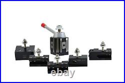Shars CXA 300 Piston Quick Change Tool Post Set 6 PCS for 13 18 Lathe Swi