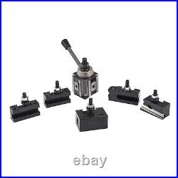 Sthus AXA Size 250-100 Set Piston Type Quick Change Tool Post Set for Lathe 6