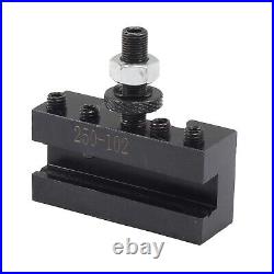Sthus AXA Size 250-100 Set Piston Type Quick Change Tool Post Set for Lathe 6