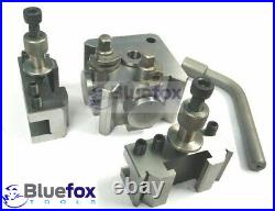 Superb Quality T51 3pc Quick Change Toolpost For Myford Lathe 2 Standard Holder