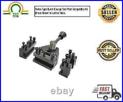 Swiss Type Quick Change Tool Post Compatible for Direct Mount to Lathes