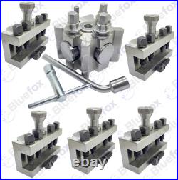 T2 Quick Change Tool Post Set 5 Holders Dixon Type Lathe 26mm