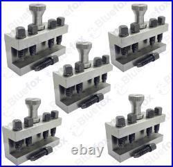 T2 Quick Change Tool Post Set 5 Holders Dixon Type Lathe 26mm