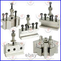 T37 Quick Change Tool Post Set 37mm Suitable 5PC Set