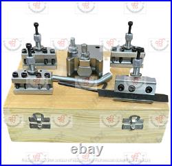 T37 Quick-Change Tool post ML7 Set of 5 pc With Wooden box. MAKE IN INDIA