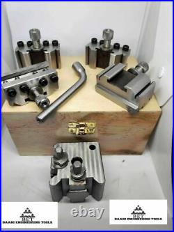 T37 quick change tool post Myford ML7 5 piece set in