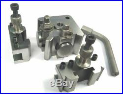 T51 Quick Change Tool Post Set With 2 Standard Holder- Boxford & Similar Lathes
