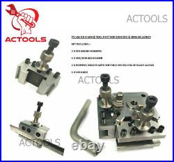 T51 Quick Change Toolpost Standard Boring Parting Holder 5 Pcs Set USA ACTOOLS