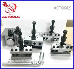 T51 Quick Change Toolpost Standard Boring Parting Holder 5 Pcs Set USA ACTOOLS