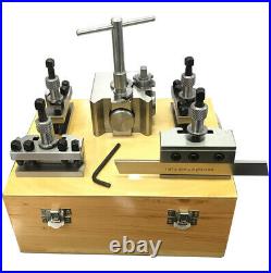 T63 Quick Change Tool Post Set Colchester Bantam 25mm Capacity Wooden Box