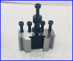 T-37 Dickson Type Quick Change Tool Post T37 Set Of 5 Pieces Complete Set