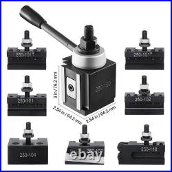 Uimoso 8-Piece Quick Change Tool Post Set for 6-12 Mini Lathe Swing