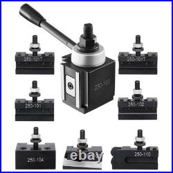 Uimoso 8-Piece Quick Change Tool Post Set for 6-12 Mini Lathe Swing