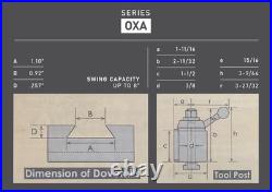 Up To 8 Quick Change Tool Post Set Wedge Type Oxa 000 Knurling Turning Tool