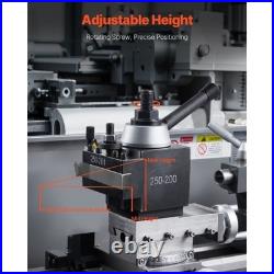 VEVOR Quick Change Tool Post Set, 8 Pcs, Includes Lathe Tool Holders, Wedge Type