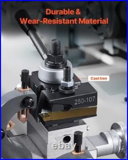 VEVOR Quick Change Tool Post Set, 8 Pcs, Includes Lathe Tool Holders, Wedge Type